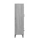 vidaXL Highboard Grau Sonoma 70x31x115 cm Holzwerkstoff vidaXL Highboard Grau Sonoma 70x31x115 cm Holzwerkstoff