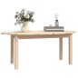 vidaXL Couchtisch 110x55x45 cm Massivholz Kiefer vidaXL Couchtisch 110x55x45 cm Massivholz Kiefer