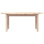 vidaXL Couchtisch 110x55x45 cm Massivholz Kiefer vidaXL Couchtisch 110x55x45 cm Massivholz Kiefer