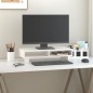 vidaXL Monitorständer Weiß 60x27x14 cm Massivholz Kiefer vidaXL Monitorständer Weiß 60x27x14 cm Massivholz Kiefer