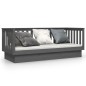 vidaXL Tagesbett Grau 75x190 cm Massivholz Kiefer vidaXL Tagesbett Grau 75x190 cm Massivholz Kiefer