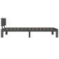 vidaXL Massivholzbett Grau Kiefer 90x200 cm vidaXL Massivholzbett Grau Kiefer 90x200 cm