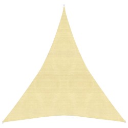 vidaXL Sonnensegel 160 g/m² Beige 5x7x7 m HDPE