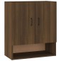 vidaXL Wandschrank Braun Eichen-Optik 60x31x70 cm Holzwerkstoff vidaXL Wandschrank Braun Eichen-Optik 60x31x70 cm Holzwerkstoff