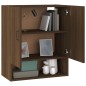 vidaXL Wandschrank Braun Eichen-Optik 60x31x70 cm Holzwerkstoff vidaXL Wandschrank Braun Eichen-Optik 60x31x70 cm Holzwerkstoff