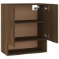 vidaXL Wandschrank Braun Eichen-Optik 60x31x70 cm Holzwerkstoff vidaXL Wandschrank Braun Eichen-Optik 60x31x70 cm Holzwerkstoff