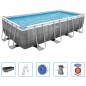 Bestway Power Steel Swimmingpool-Set Rechteckig 488x244x122 cm Bestway Power Steel Swimmingpool-Set Rechteckig 488x244x122 cm