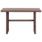 vidaXL Gartentisch Braun 110 x 60 x 67 cm Poly Rattan vidaXL Gartentisch Braun 110 x 60 x 67 cm Poly Rattan