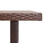 vidaXL Gartentisch Braun 110 x 60 x 67 cm Poly Rattan vidaXL Gartentisch Braun 110 x 60 x 67 cm Poly Rattan