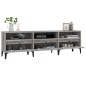 vidaXL TV-Schrank Grau Sonoma 150x30x44,5 cm Holzwerkstoff vidaXL TV-Schrank Grau Sonoma 150x30x44,5 cm Holzwerkstoff