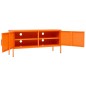 vidaXL TV-Schrank Orange 105x35x50 cm Stahl vidaXL TV-Schrank Orange 105x35x50 cm Stahl