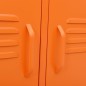 vidaXL TV-Schrank Orange 105x35x50 cm Stahl vidaXL TV-Schrank Orange 105x35x50 cm Stahl