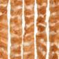 vidaXL Insektenschutz-Vorhang Ocker und Weiß 100x220 cm Chenille vidaXL Insektenschutz-Vorhang Ocker und Weiß 100x220 cm Chenille