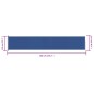 vidaXL Seitenmarkise Ausziehbar 117x600 cm Blau vidaXL Seitenmarkise Ausziehbar 117x600 cm Blau