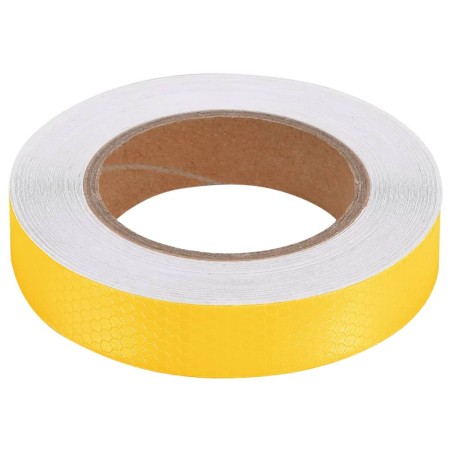 vidaXL Reflektorband Gelb 2,5 cmx20 m PVC
