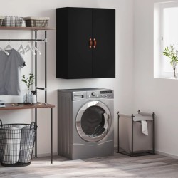 vidaXL Wandschrank Schwarz 69,5x34x90 cm