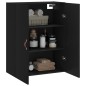 vidaXL Wandschrank Schwarz 69,5x34x90 cm vidaXL Wandschrank Schwarz 69,5x34x90 cm