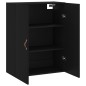 vidaXL Wandschrank Schwarz 69,5x34x90 cm vidaXL Wandschrank Schwarz 69,5x34x90 cm