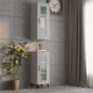 vidaXL Hängeschrank Betongrau 34,5x34x90 cm vidaXL Hängeschrank Betongrau 34,5x34x90 cm