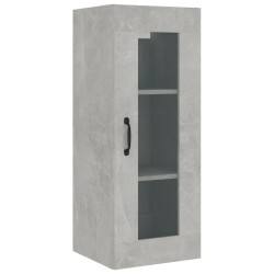 vidaXL Hängeschrank Betongrau 34,5x34x90 cm