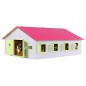 Kids Globe Spielzeug-Pferdestall mit 7 Boxen 1:24 Rosa 610189 Kids Globe Spielzeug-Pferdestall mit 7 Boxen 1:24 Rosa 610189