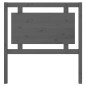 vidaXL Kopfteil Grau 95,5x4x100 cm Massivholz Kiefer