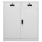vidaXL Büroschrank Hellgrau 90x40x102 cm Stahl vidaXL Büroschrank Hellgrau 90x40x102 cm Stahl