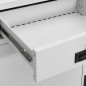 vidaXL Büroschrank Hellgrau 90x40x102 cm Stahl vidaXL Büroschrank Hellgrau 90x40x102 cm Stahl