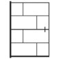 vidaXL Duschkabine ESG 100x140 cm Schwarz vidaXL Duschkabine ESG 100x140 cm Schwarz