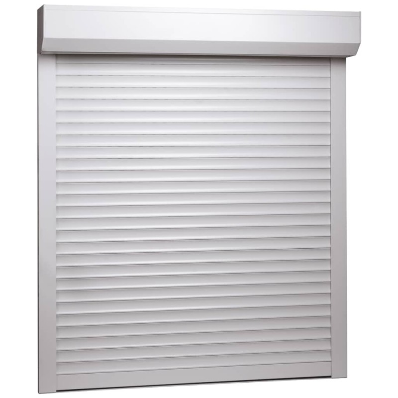 vidaXL Rollladen Aluminium 80x100 cm Weiß vidaXL Rollladen Aluminium 80x100 cm Weiß