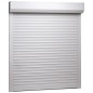 vidaXL Rollladen Aluminium 80x100 cm Weiß vidaXL Rollladen Aluminium 80x100 cm Weiß