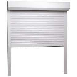 vidaXL Rollladen Aluminium 80x100 cm Weiß