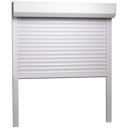 vidaXL Rollladen Aluminium 80x100 cm Weiß
