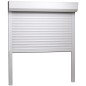 vidaXL Rollladen Aluminium 80x100 cm Weiß vidaXL Rollladen Aluminium 80x100 cm Weiß