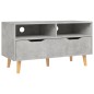vidaXL TV-Schrank Betongrau 90x40x48,5 cm Holzwerkstoff vidaXL TV-Schrank Betongrau 90x40x48,5 cm Holzwerkstoff