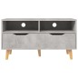 vidaXL TV-Schrank Betongrau 90x40x48,5 cm Holzwerkstoff vidaXL TV-Schrank Betongrau 90x40x48,5 cm Holzwerkstoff
