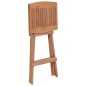 vidaXL Klappbare Barhocker 4 Stk. Massivholz Teak vidaXL Klappbare Barhocker 4 Stk. Massivholz Teak