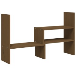 vidaXL Monitorständer Honigbraun (39-72)x17x43 cm Massivholz Kiefer