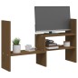 vidaXL Monitorständer Honigbraun (39-72)x17x43 cm Massivholz Kiefer vidaXL Monitorständer Honigbraun (39-72)x17x43 cm Massivholz Kiefer