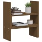 vidaXL Monitorständer Honigbraun (39-72)x17x43 cm Massivholz Kiefer vidaXL Monitorständer Honigbraun (39-72)x17x43 cm Massivholz Kiefer