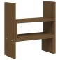 vidaXL Monitorständer Honigbraun (39-72)x17x43 cm Massivholz Kiefer vidaXL Monitorständer Honigbraun (39-72)x17x43 cm Massivholz Kiefer