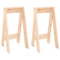 vidaXL Hocker 2 Stk. 40x40x75 cm Massivholz Kiefer vidaXL Hocker 2 Stk. 40x40x75 cm Massivholz Kiefer