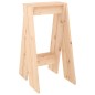 vidaXL Hocker 2 Stk. 40x40x75 cm Massivholz Kiefer vidaXL Hocker 2 Stk. 40x40x75 cm Massivholz Kiefer