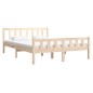 vidaXL Massivholzbett 140x190 cm vidaXL Massivholzbett 140x190 cm