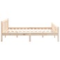 vidaXL Massivholzbett 140x190 cm vidaXL Massivholzbett 140x190 cm
