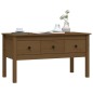 vidaXL Couchtisch Honigbraun 102x49x55 cm Massivholz Kiefer vidaXL Couchtisch Honigbraun 102x49x55 cm Massivholz Kiefer