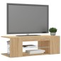 vidaXL TV-Schrank mit LED-Leuchten Sonoma-Eiche 90x39x30cm vidaXL TV-Schrank mit LED-Leuchten Sonoma-Eiche 90x39x30cm
