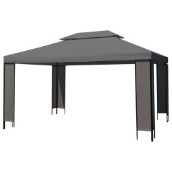 vidaXL Gartenpavillon Anthrazit 300×400 cm