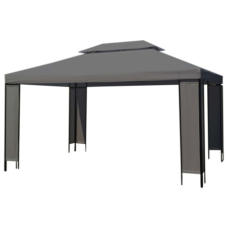 vidaXL Gartenpavillon Anthrazit 300×400 cm