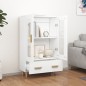 vidaXL Highboard Weiß 70x31x115 cm Holzwerkstoff vidaXL Highboard Weiß 70x31x115 cm Holzwerkstoff